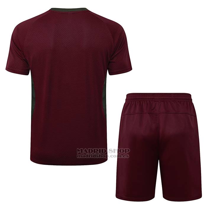 Chandal del Fluminense Manga Corta 2025-2026 Rojo - Pantalon Corto
